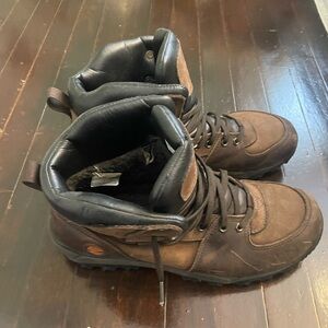 Timberland Men's Dark Brown Leather Boots size 13